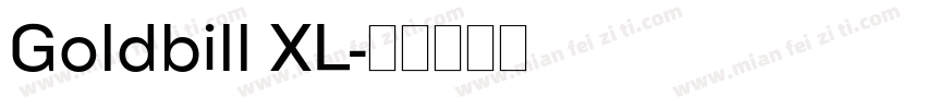 Goldbill XL字体转换